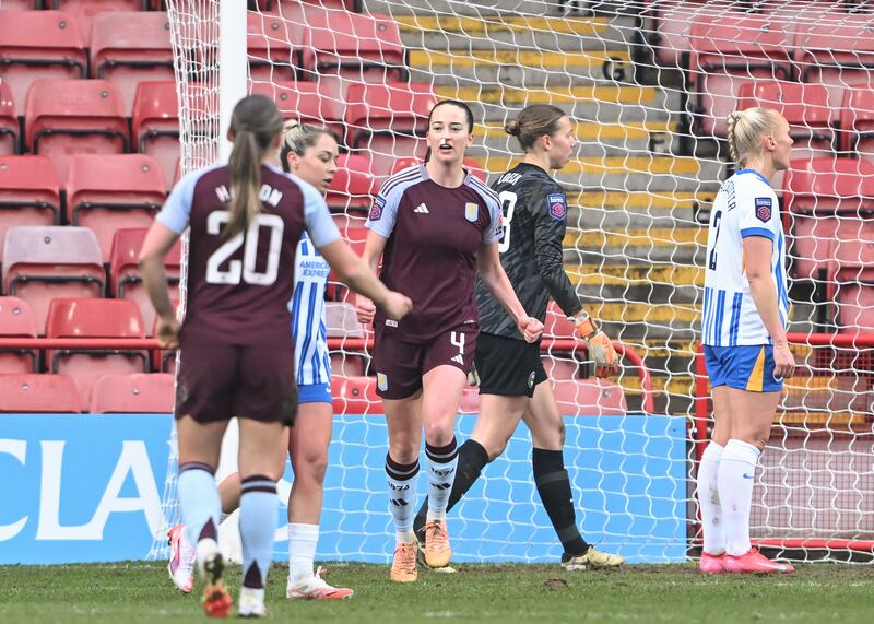 Aston Villa's Anna Patten. Photograph: Cody Froggatt/PA