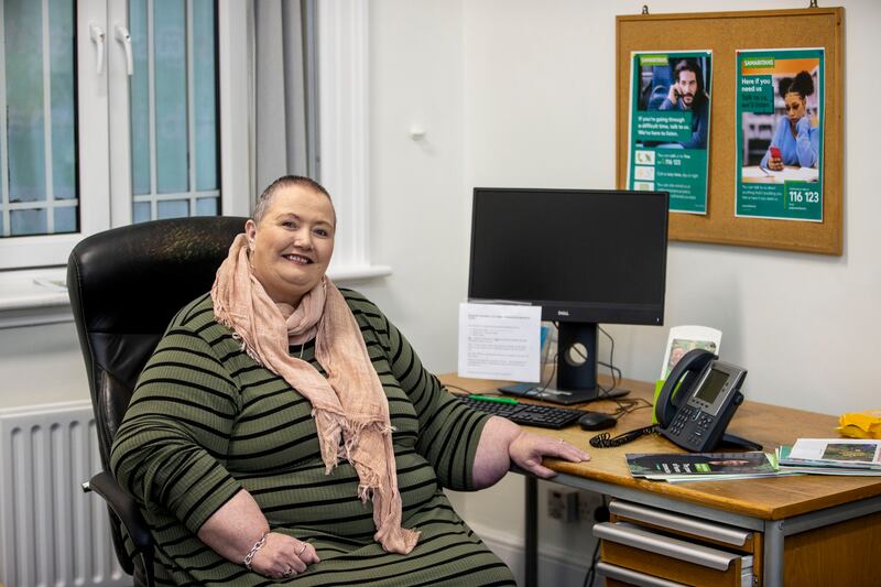 Valerie Morrissey, at the Samaritan’s office in Dublin. 'Christmas is a time when people reflect more strongly on loss.' Photograph: Tom Honan /The Irish Times