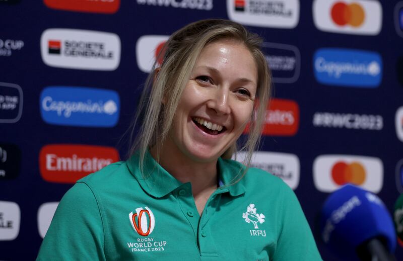 Irish rugby's head of nutrition Emma Gardner plays a crucial role in the team's preparation at the Rugby World Cup. Photograph: Dan Sheridan/Inpho