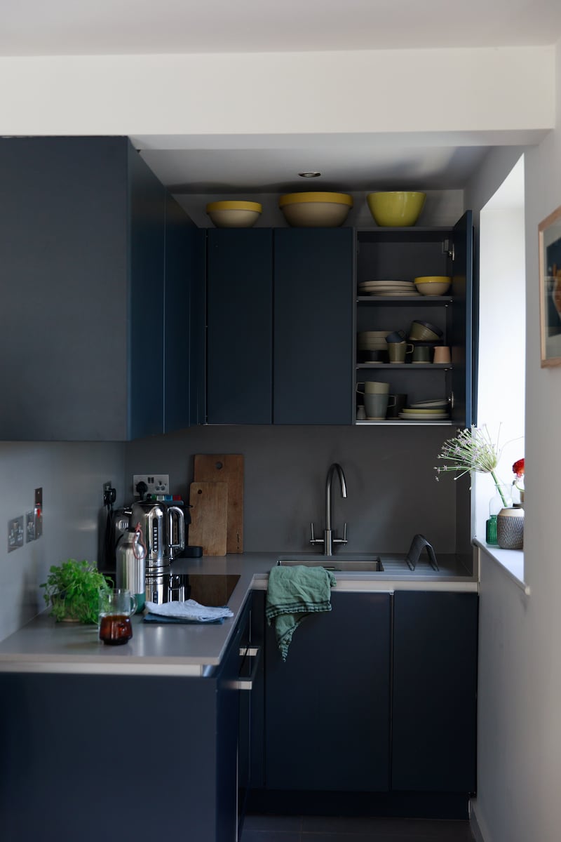 Grehan's 6sq m kitchen by Kube. Photograph: Doreen Kilfeather