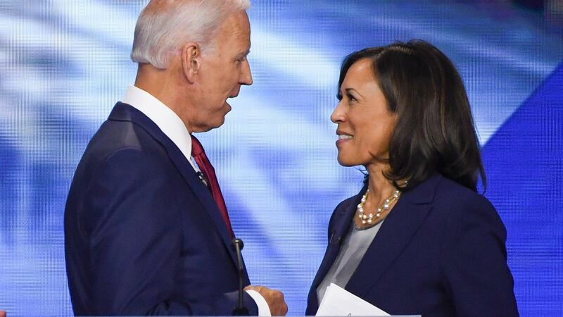 Joe Biden and Kamala Harris. File photograph: Robyn Beck/AFP via Getty