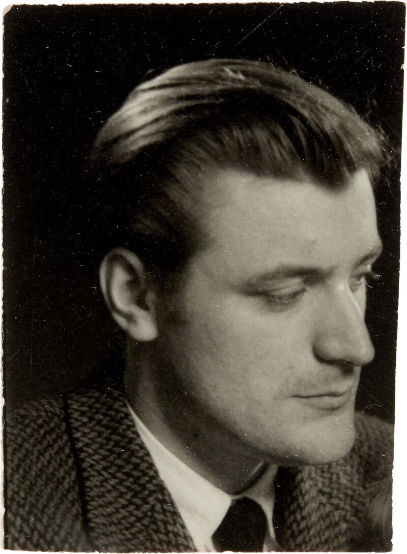 Unpublished handwritten poetry by Ted Hughes will be auctioned by Sotheby's in London. Photograph: Lettice Ramsey 