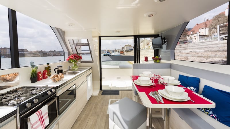 Emerald Star’s new boats are made in Poland by Delphia Yachts and come with up to three en-suite double cabins and large saloons.