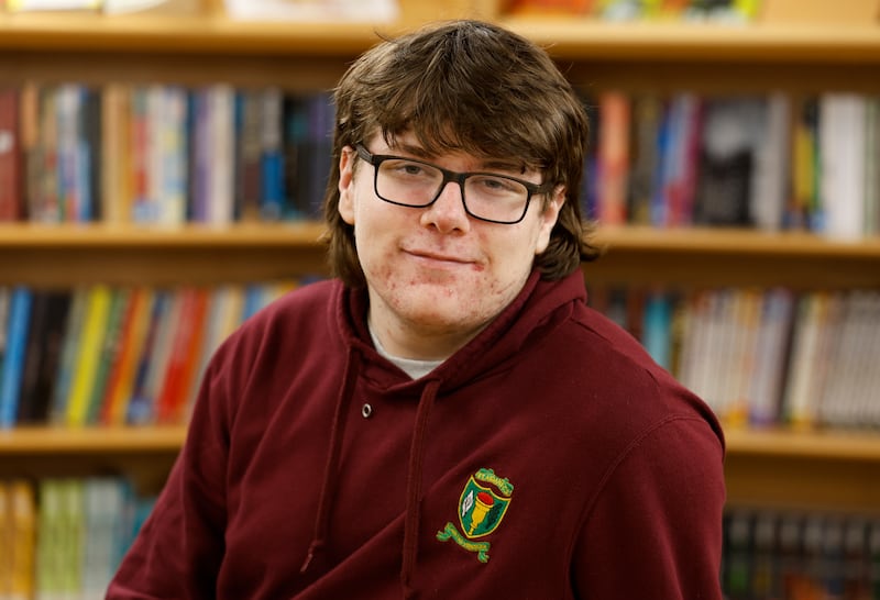 Kyle Boylan-Forrester, a student at St Aidan’s Community School. Photograph: Nick Bradshaw