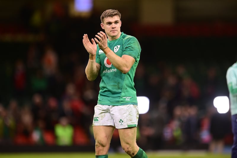 Garry Ringrose misses out due to suspension following his red card against Wales. Photograph: Ashley Crowden/Inpho