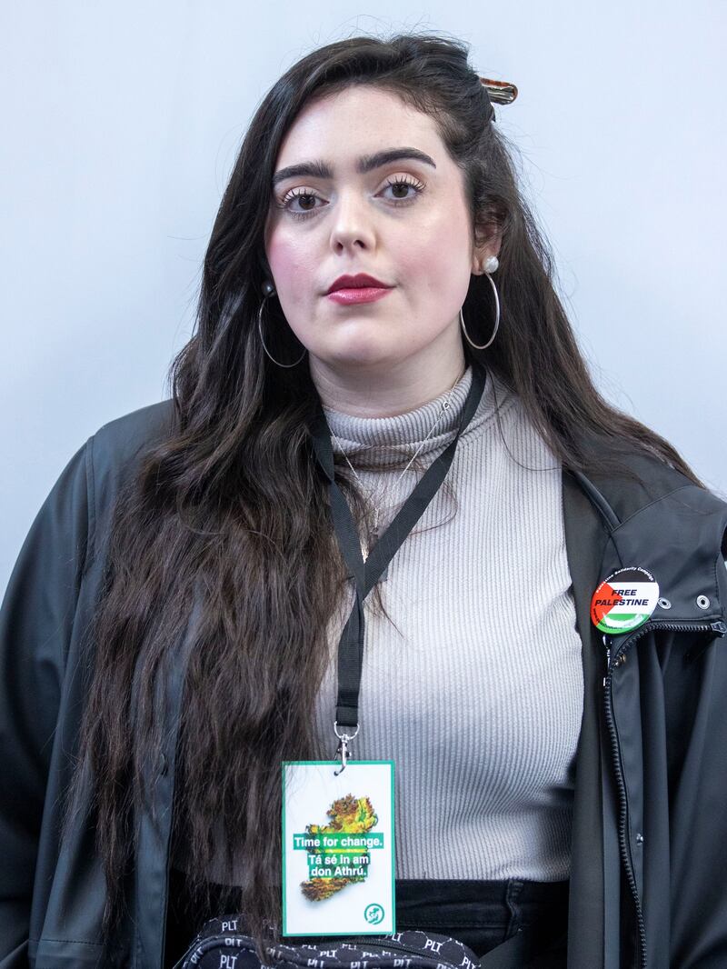 Farrah Koutteineh (25) from Belfast. Photograph: Tom Honan/The Irish Times.