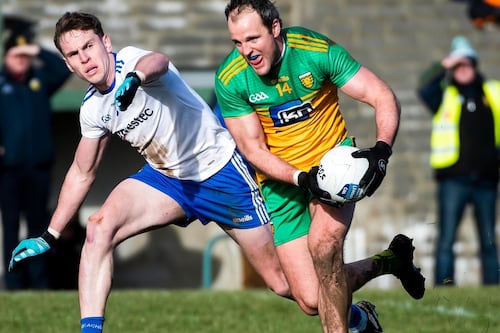 Donegal beat Monaghan in between the sheets of hail at Ballyshannon