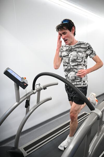 Hot in here: The environmental chamber aims to help Olympians and Paralympians beat the heat ahead of the Paris Games. Photograph: Stephen McCarthy/Sportsfile