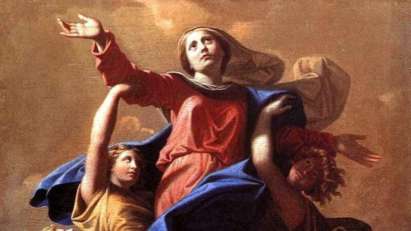 Inspiration: Poussin’s The Assumption of the Virgin, from 1650