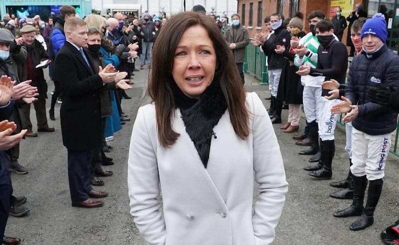 Dr Jennifer Pugh, senior medical officer with the Irish Horseracing Regulatory Board. Photograph: Niall Carson/PA Wire