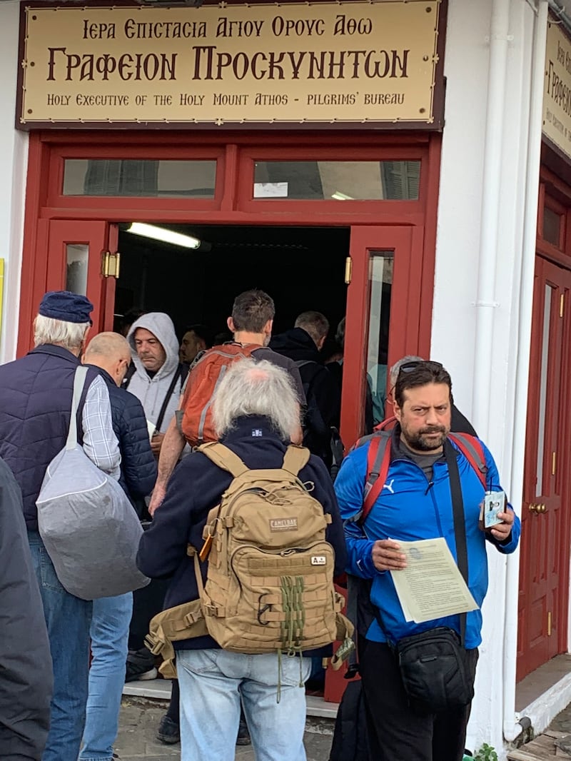 Getting entry permits for Holy Mount Athos