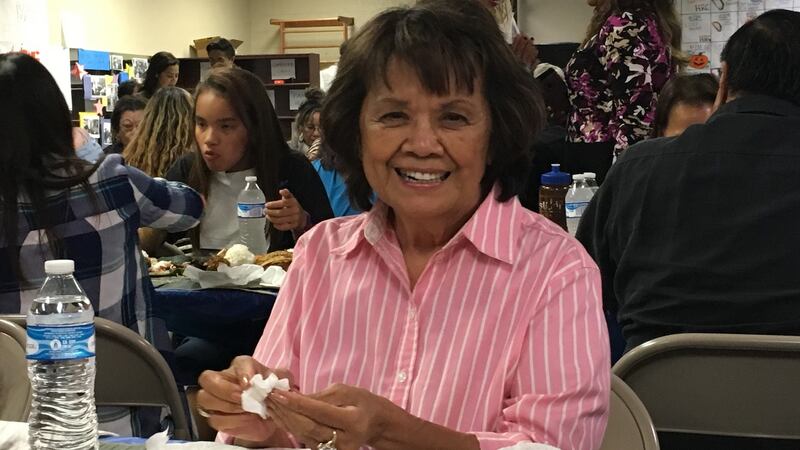 Rozita Lee, an octogenarian activist and member of  Barack Obama’s Advisory Commission on Asian Americans and Pacific Islanders. Hillary Clinton “has always been a friend of ours, from way back,” says Lee. Photograph: Ruadhán Mac Cormaic