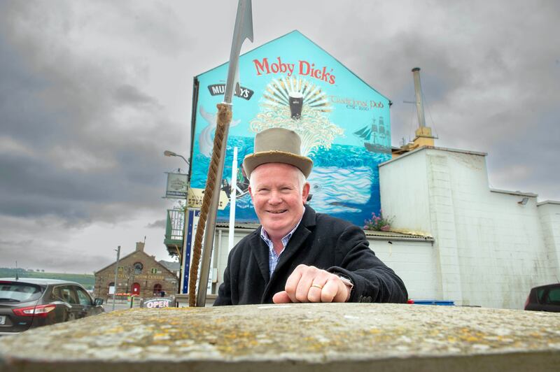 Kevin Linehan outside his pub Moby Dick's, in Youghal, Co Cork. Photograph: Michael Mac Sweeney/Provision