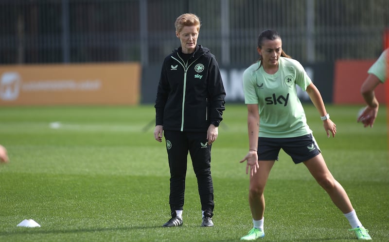 Ireland manager Eileen Gleeson. Photograph: Aleksandar Djorovic/Inpho