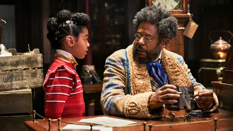 Madalen Mills and Forest Whitaker in Jingle Jangle: A Christmas Journey