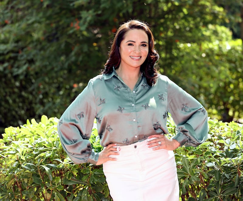 Broadcaster Gráinne Seoige who is hoping to a seat for Fianna Fáil in Galway West following the retirement of the party's veteran TD Eamon Ó Cuív. Photo: Brian McEvoy