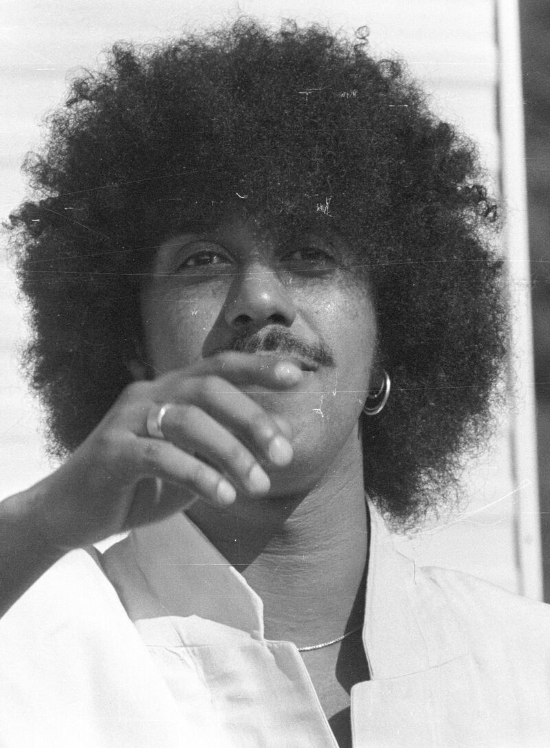 Slane Castle: Phil Lynott at the festival in 1981