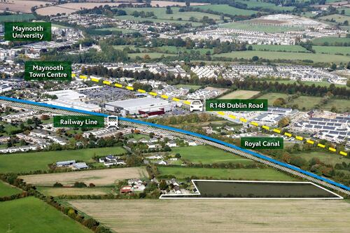 €700,000 per acre sought for Maynooth residential site