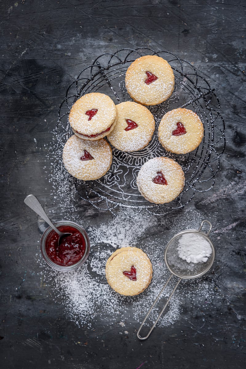 Jammy dodger biscuits. Photograph: Harry Weir