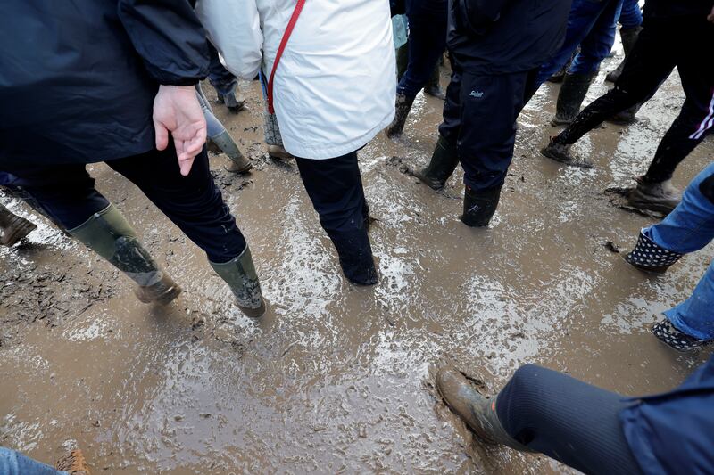 Mud, mud and more mud. Photograph: Alan Betson/The Irish Times