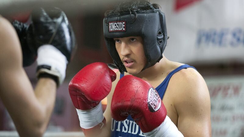 Miles Teller as five-time lightweight boxing champion Vinny ‘the Pazmanian Devil’ Pazienza in ‘Bleed For This’.