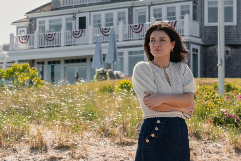 Eve Hewson in The Perfect Couple. Photograph: Seacia Pavao/Netflix