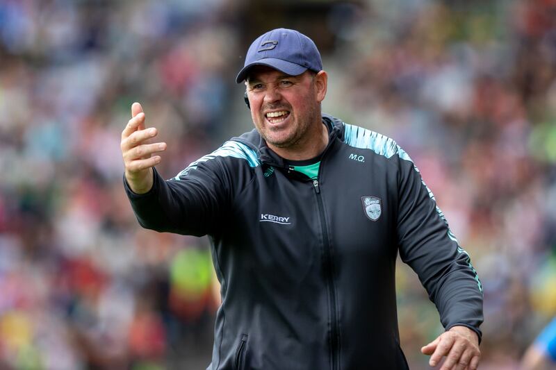 Kerry selector Micheal Quirke spoke to the media in the build-up to Sunday's All-Ireland football final. Photograph: Morgan Treacy/Inpho