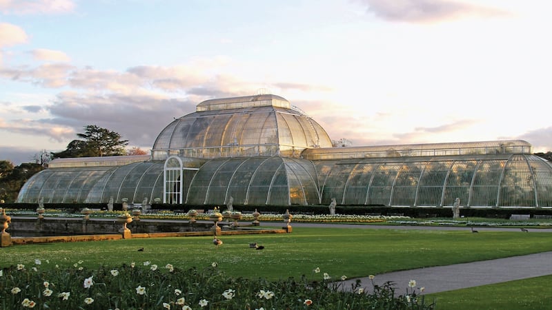 Exterior, the Palm House at the Royal Botanic Gardens, Kew