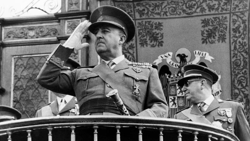 Spanish general Francisco Franco in the 1960s:  the dying Franco became the butt of jokes before his death in 1975. Photograph: AFP/AFP/Getty Images