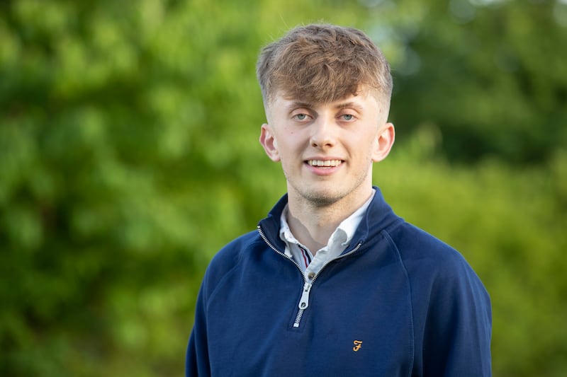 Ben Ward (20) took to politics when the issue of exams during Covid found him representing classmates. Photograph: Finbarr O'Rouke