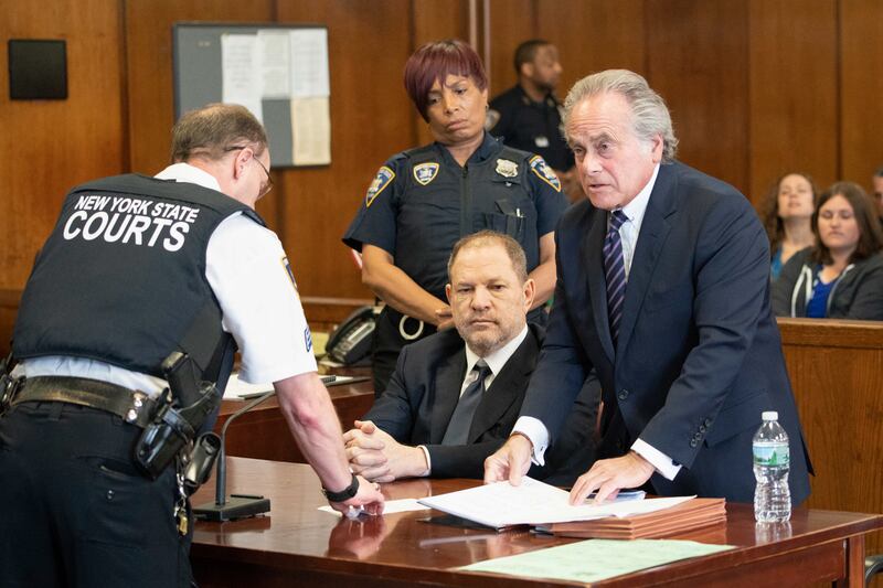 #MeToo: Harvey Weinstein in criminal court in Manhattan in 2018. Photograph: Steven Hirsch/Pool via New York Times