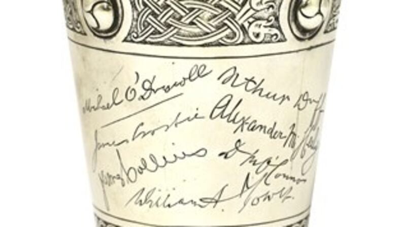 The signatures of the “Seven Irish Rebels”