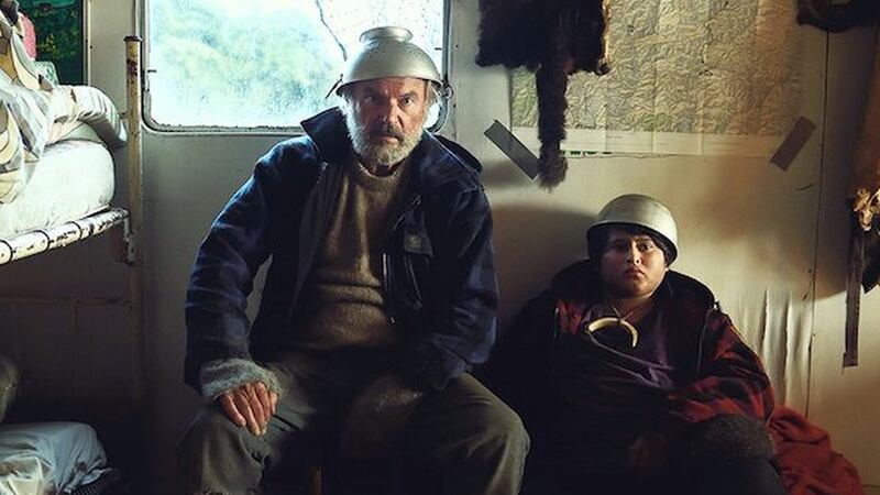 Sam Neill and Julian Dennison in Hunt for the Wilderpeople