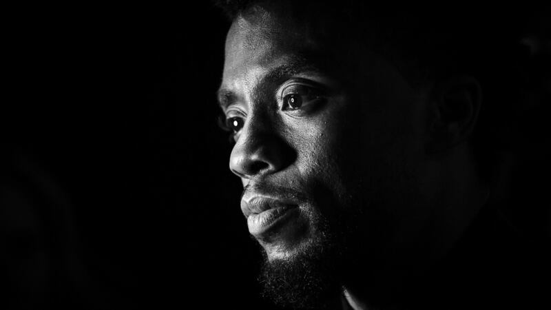 Chadwick Boseman at  the European premiere of Black Panther in  London on Thursday. Photograph: Gareth Cattermole/Getty Images