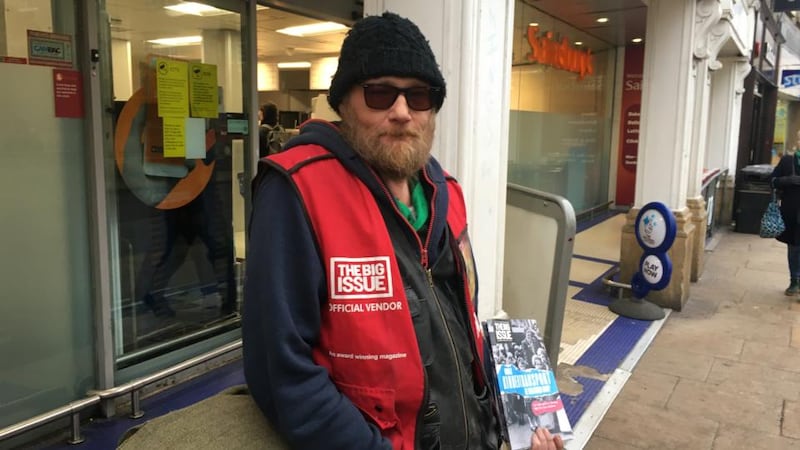 Darren Goldrick in Cambridge. ‘We shouldn’t have had that vote,’ he says of the Brexit referendum. ‘The economy will be in ruins.’ Photograph: Patrick Freyne