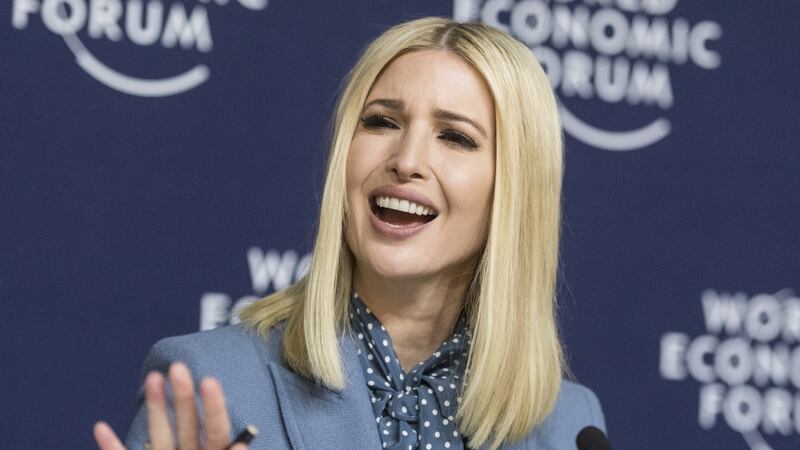 Ivanka Trump: a major draw at Davos. Photograph: EPA