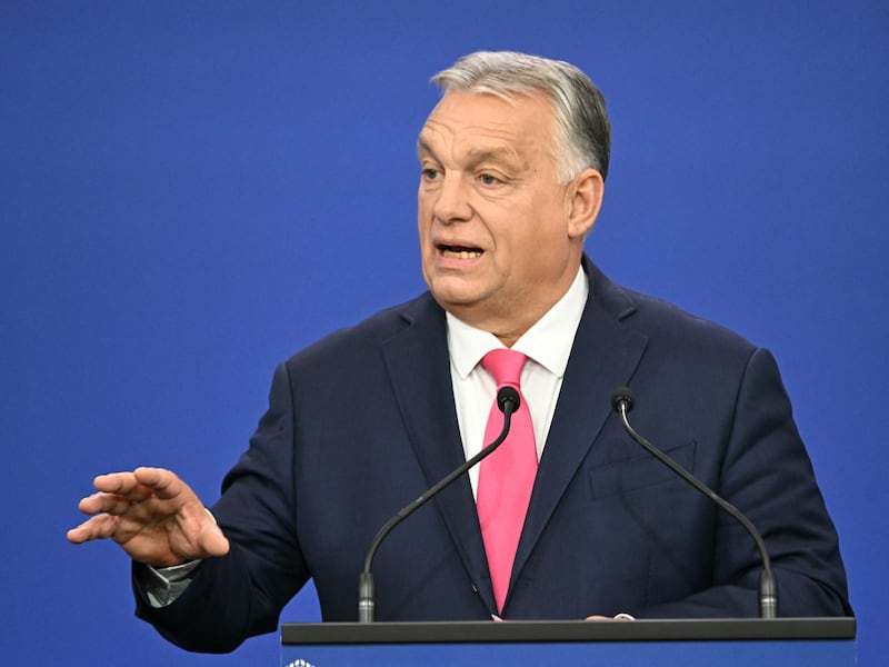 Hungarian prime minister Viktor Orban has called for an immediate ceasefire in Ukraine. Photograph: Attila Kisbenedek/AFP