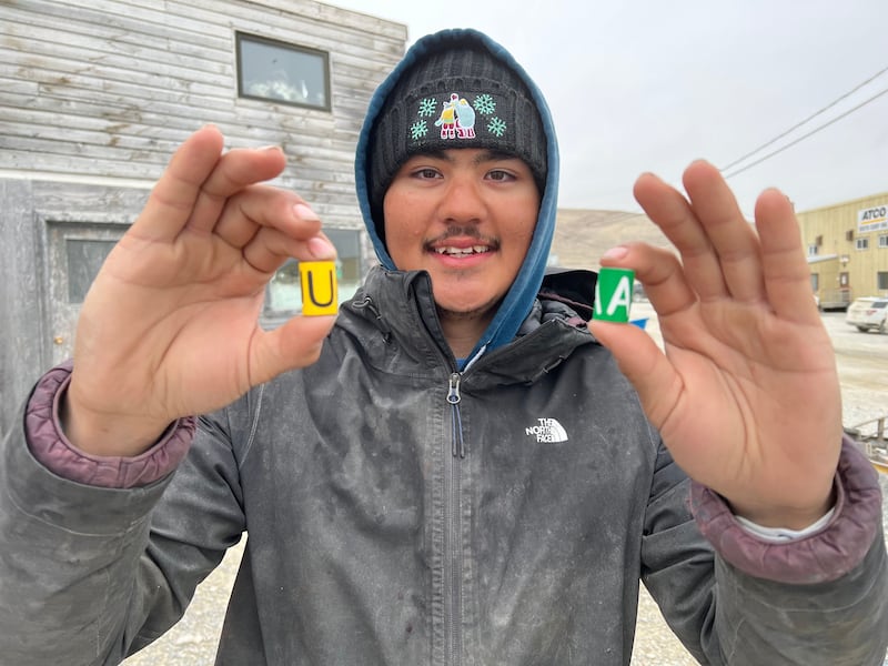 Hunter Devon Manik in the Canadian Arctic, where he shot and ate a brent goose that was tagged by schoolchildren thousands of kilometres away in Dungarvan, Co Waterford. 