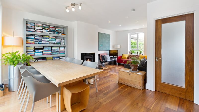 Open plan living dining room