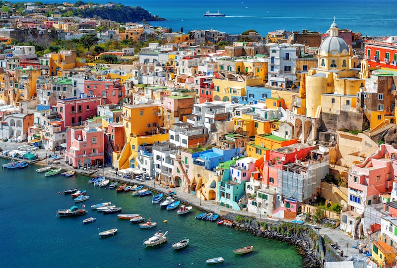 Procida, off the coast of Naples, Italy