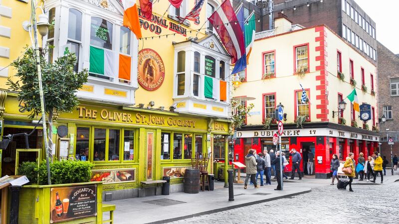 Artists Kevin Bohan and lljin will be live-painting in Temple Bar. Photograph: iStock