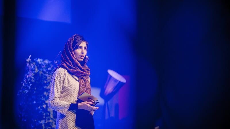 Tech activist Roya Mahboob at  Oslo Innovation Week: “Technology is the link that will bring social change and freedom to conservative nations around the world,” she told delegates.  Photograph: Gorm K Gaare/EUP-Berlin