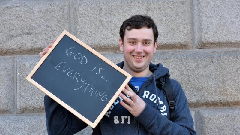 Simon Kearney: when he prays he pictures people he loves who are gone. Photograph: Alan Betson