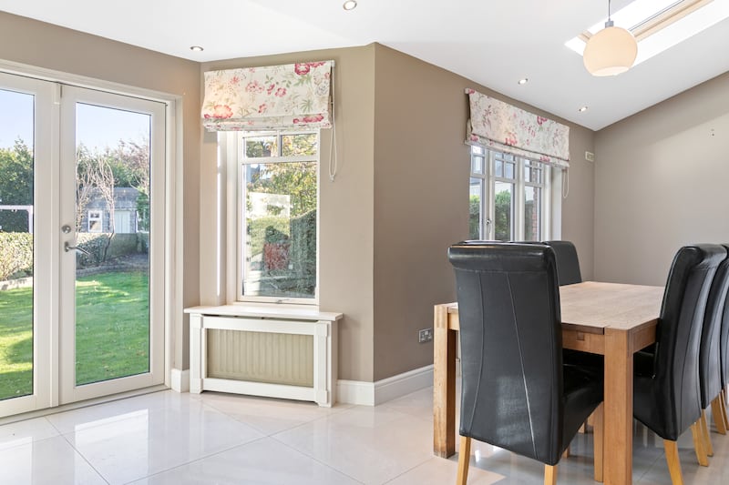 Dining area: 50 Rathdown Park, Terenure, Dublin 6W, extends to 215sq m (2,314sq ft) and has a D2 Ber.