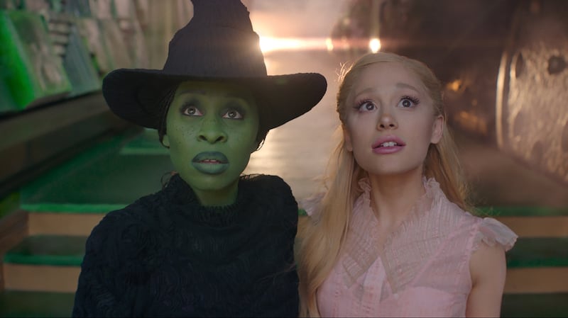 Cynthia Erivo and Ariana Grande in Wicked