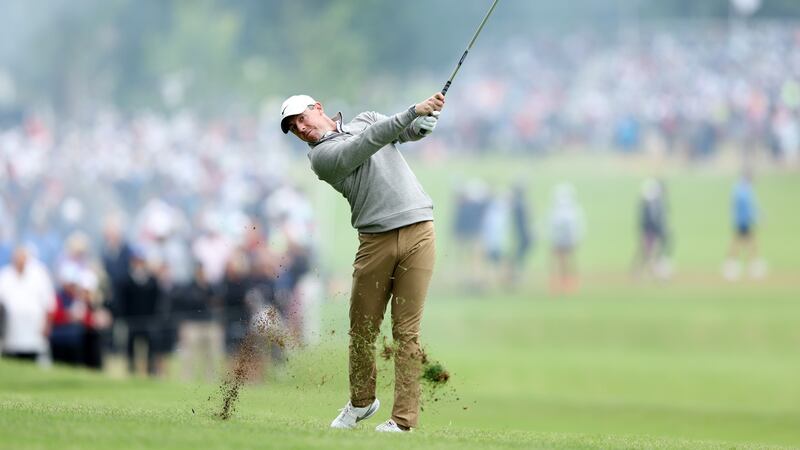 Rory McIlroy returns to action for the first time since the USPGA Championship. Photograph: Richard Heathcote/Getty Images