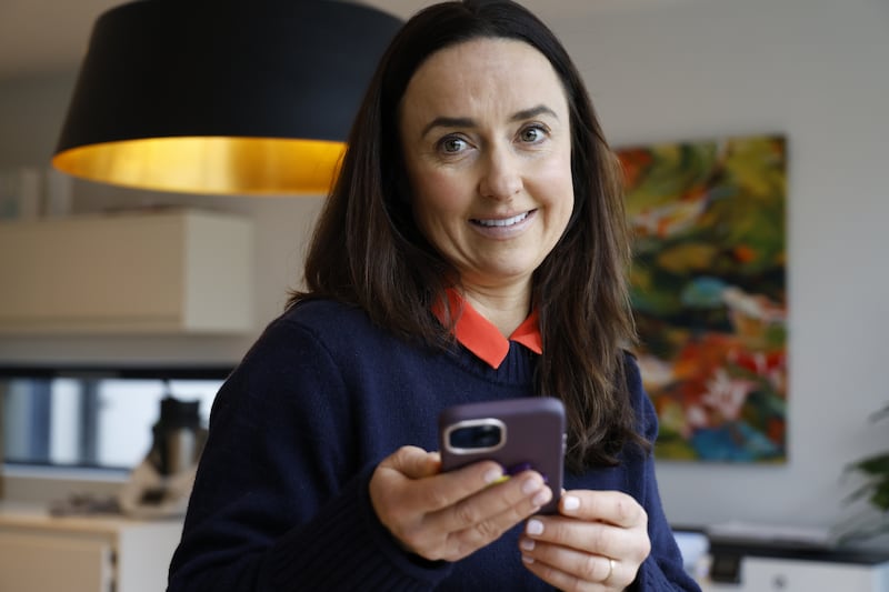 Hilda Hamilton is one of a growing number of parents who has opted to delay giving a smartphone to her child who starts second level in September. Photograph: Nick Bradshaw 