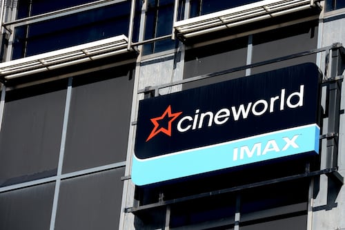 Cineworld shares plunge as chain shuts all Irish, UK and US screens