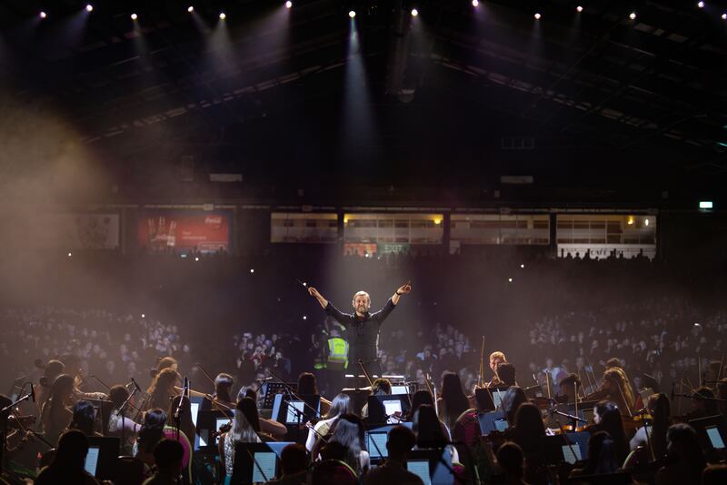 Conductor and presenter, Greg Beardsell.