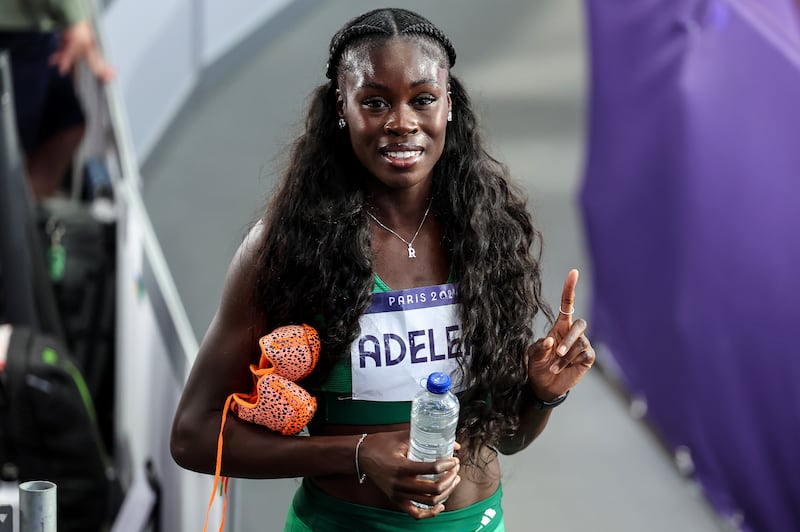 Ireland’s Rhasidat Adeleke. Photograph: Morgan Treacy/Inpho